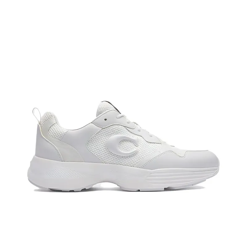 COACH Low Top Casual Shoes Men's Bright White-1