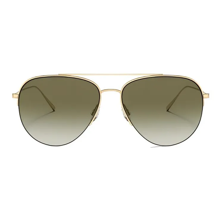 Oliver Peoples Aviator Sunglasses Men's Gold-1