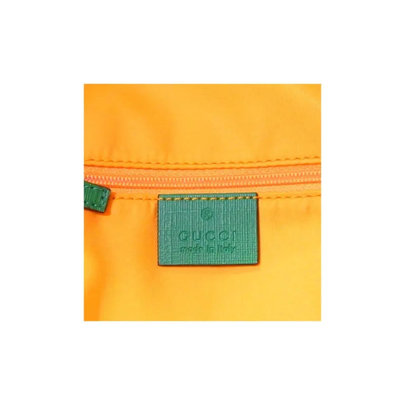 GUCCI Canvas Backpack Kids' Green/Ebony-3