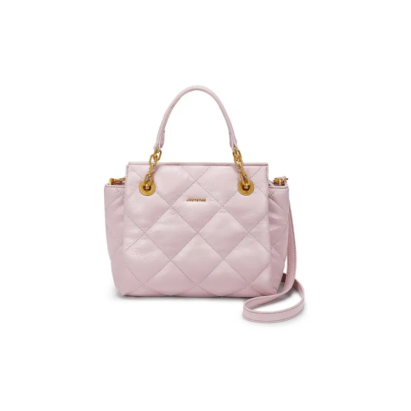 JUST STAR Synthetic Leather Shoulder Bag, Crossbody Bag, Handbag Regular Women's Black/White/Pink-9