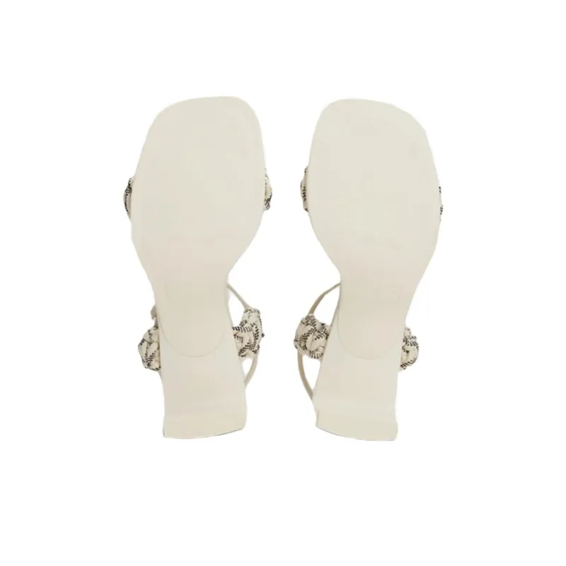 Tommy Hilfiger Soho Braided Mid Heel Sandals Women's-5