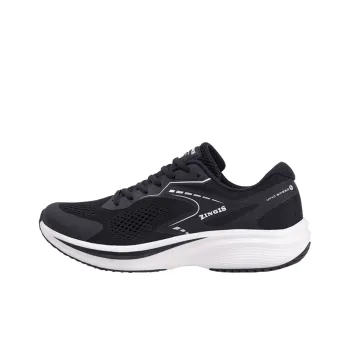 ZINGIS Cushioning Anti-Slip And Wear-Resistant Breathable Coverage Mid-Top Training Shoes Unisex Phantom Black