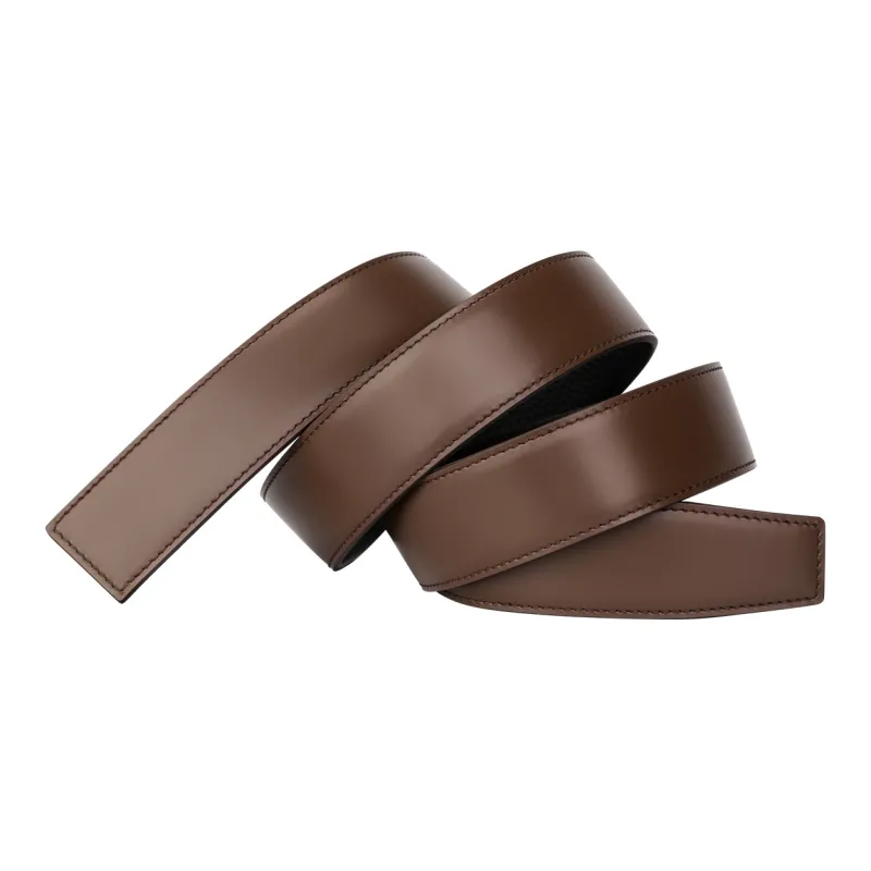 Jaylen Oos Headless Belt Compatible With Pants Belt Top Grain Cow Leather Leather Belts Men's 3.5cm-9