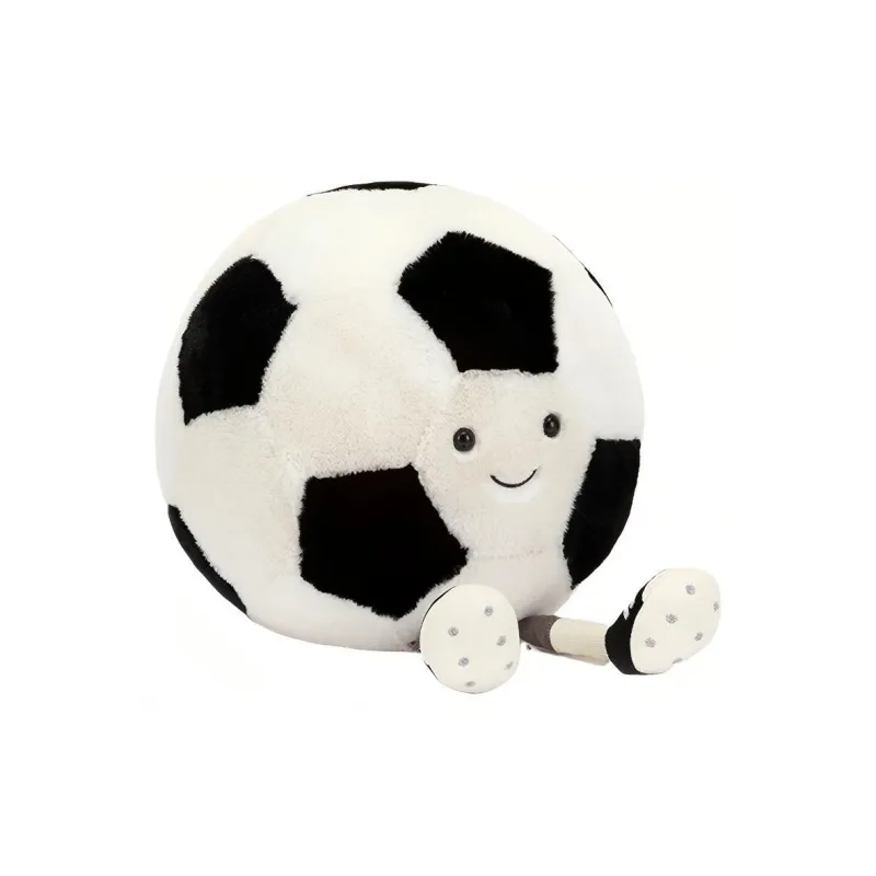 JELLYCAT Fun Sports Collection Soccer Dolls Plush Doll 22.8cm Height-1