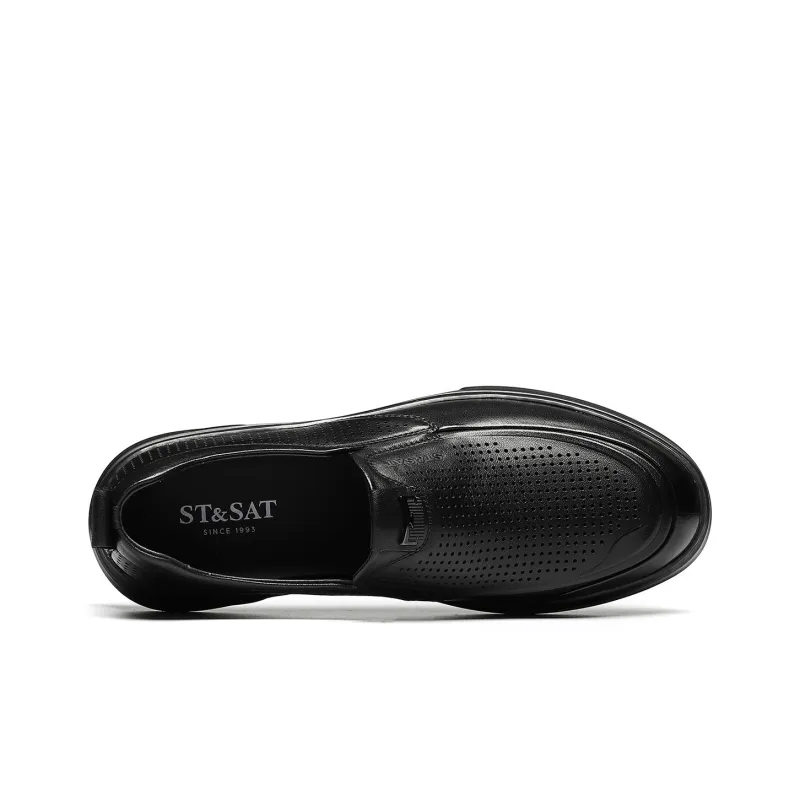ST&SAT Dress Shoes Casual Business Men's Black, Brown-2