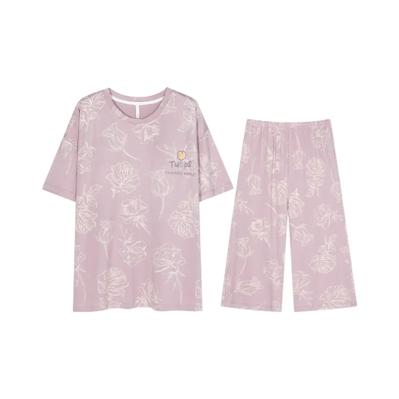 William Pajama Set Women's Pink-0
