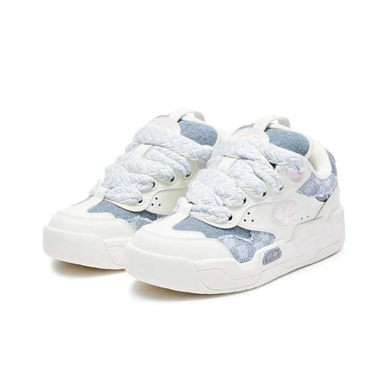 Champion OnSkate V1 Balance Low Top Skateboard Shoes Women's Light Blue-2