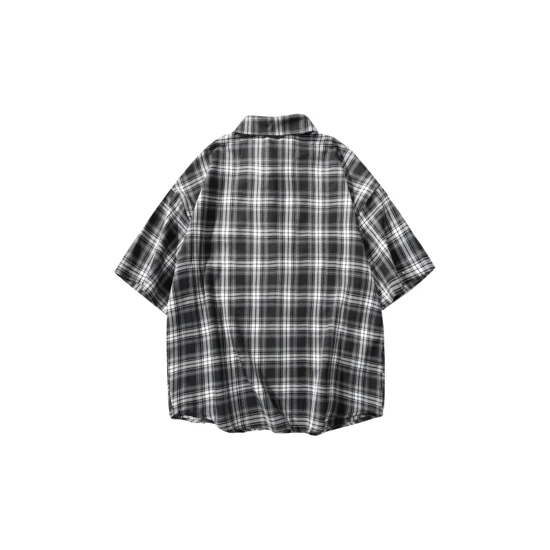 LIVINGTOWN Shirt Unisex Black Gray-1