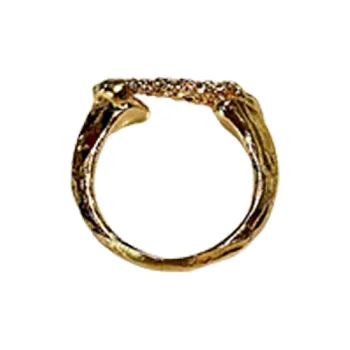 Alighieri Silver 24K Gold Rings Unisex Gold