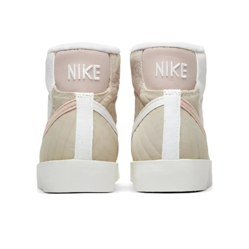 Nike Blazer Coverage Wear-Resistant High-Top Skateboard Shoes Women's Pink-3
