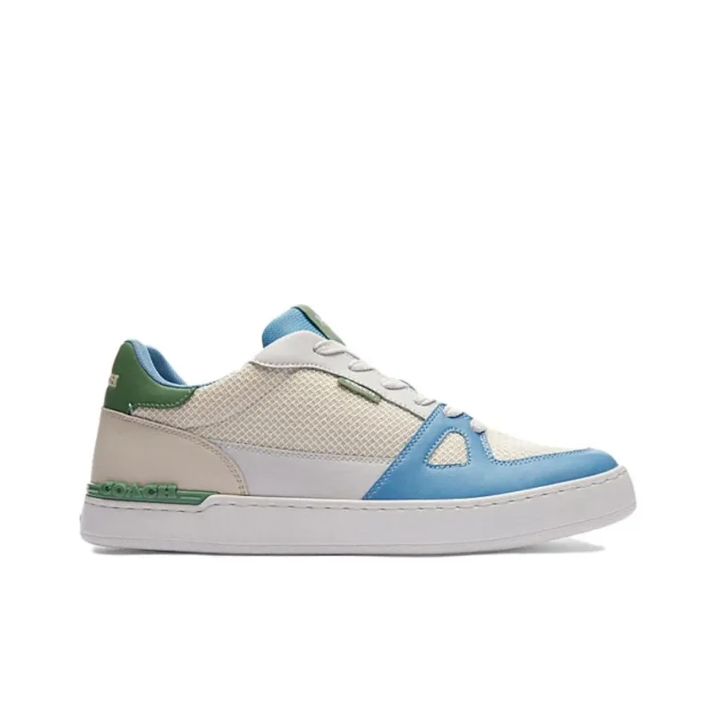 COACH Clip Skateboard Shoes Men's Blue-1