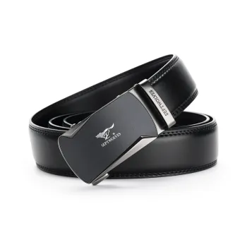 SEPTWOLVES Cow Split Leather Pant Belt Men's Width 3.55CM