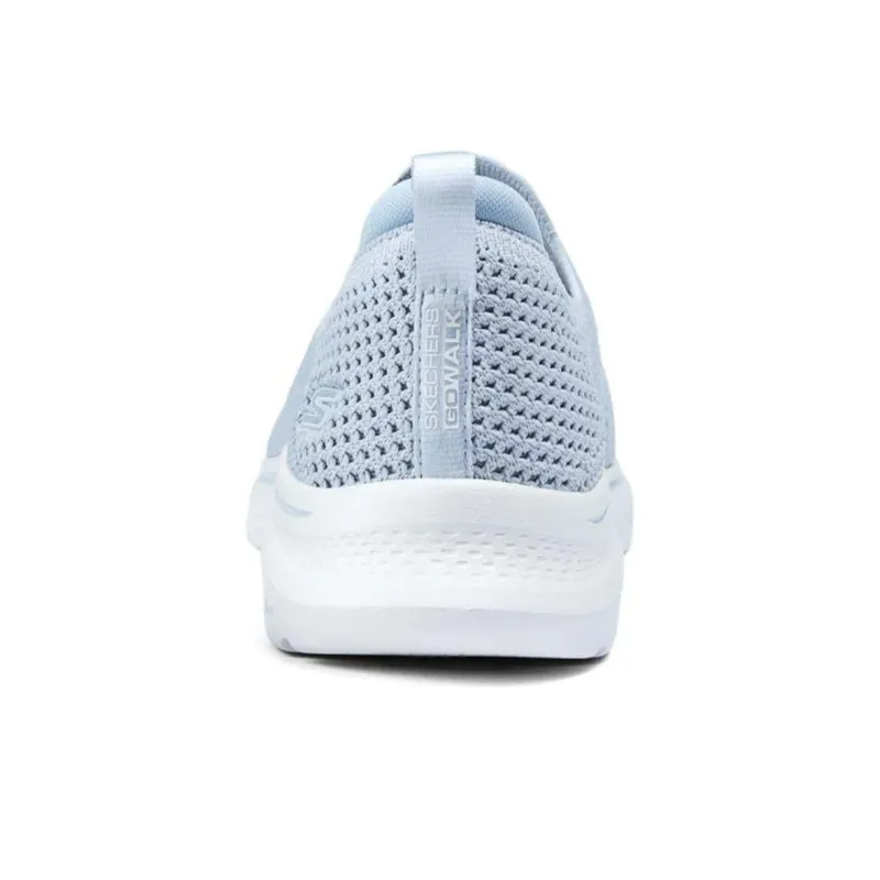 Skechers Cushioned Wear Resistant Lightweight Low Top Casual Shoes Women's Light Blue-3