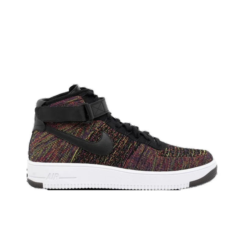 Nike Air Force 1 Mid Flyknit Multi Color Black-1
