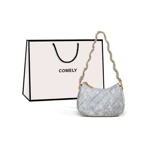 COMELY Shoulder Bags National Silver Gray
