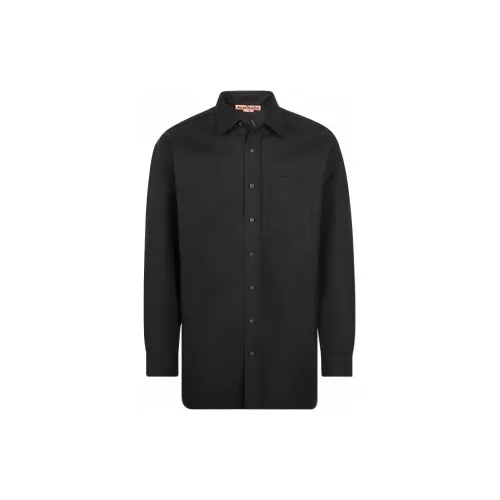 Acne Studios Shirts Men Dark Sky Blue