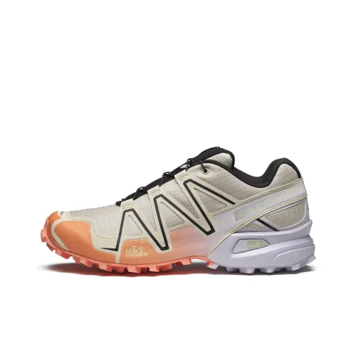 SALOMON Speedcross 3 Running Shoes Unisex Low-Top Brown/Orange