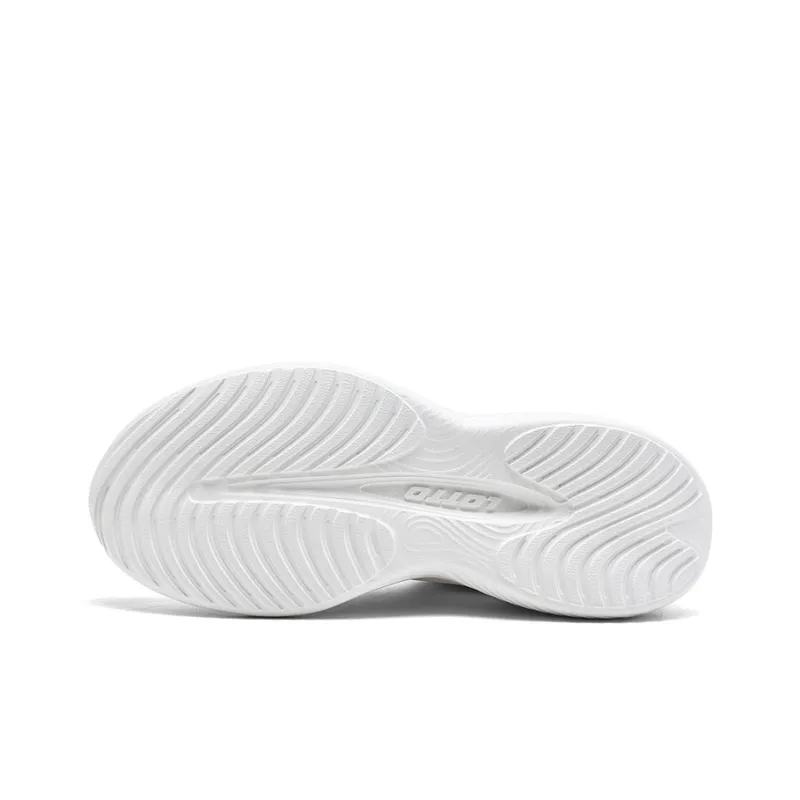 LOTTO Bai Ju 1.0 Wear Resistant Lightweight Rebound Low Top ETPU Sole Running Shoes Men's White-5