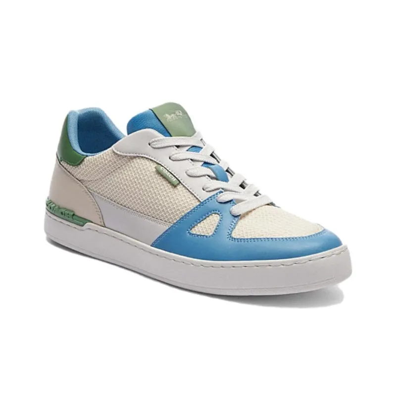 COACH Clip Skateboard Shoes Men's Blue-2