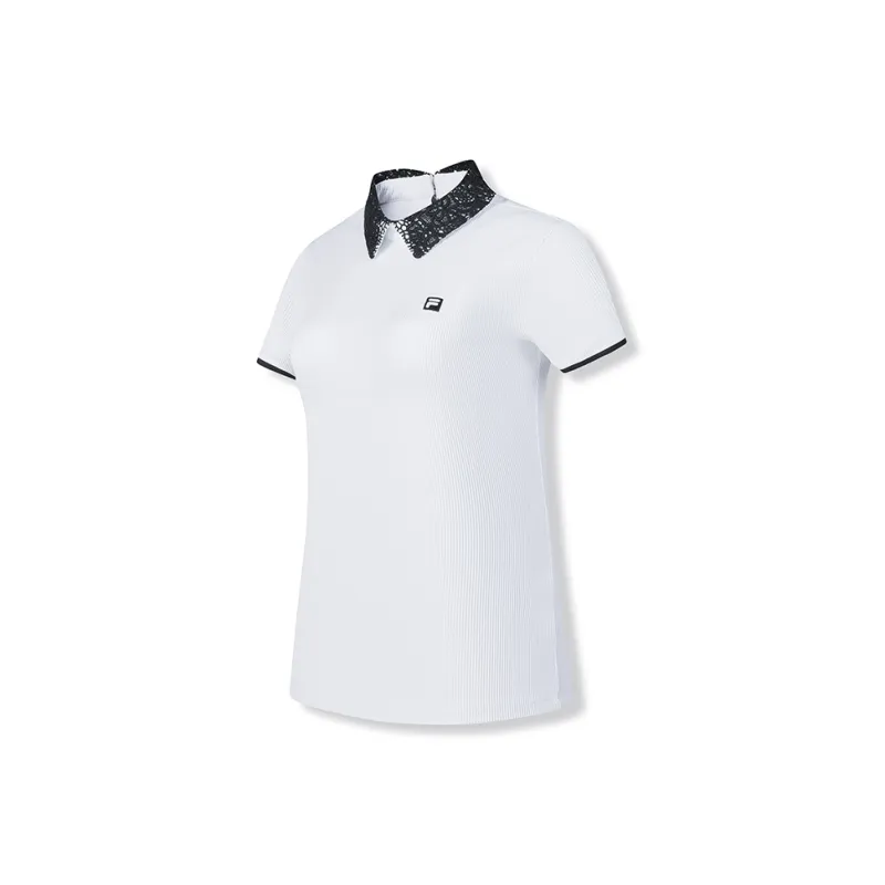 FILA Polo Shirt Women's Jade White-1