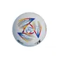 [Size 5]Dazzling Color White Blue | PVC Non-Scratch | above 12 Years Old Competition Standard Ball (Includes Inflatable Gift Pack)