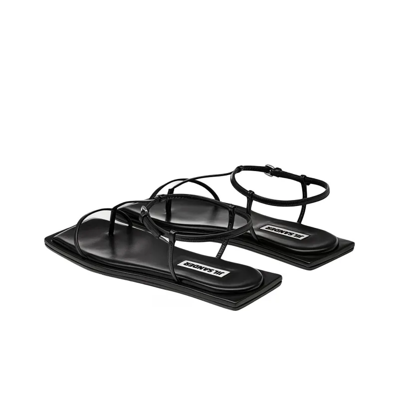 JIL SANDER One Strap Sandals Women's Black-3