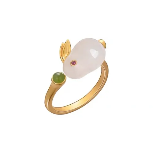 Cen Xin Hetian Jade Rings Women's