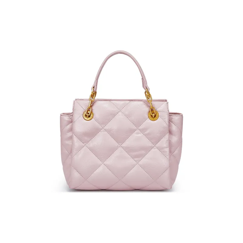 JUST STAR Synthetic Leather Shoulder Bag, Crossbody Bag, Handbag Regular Women's Black/White/Pink-10