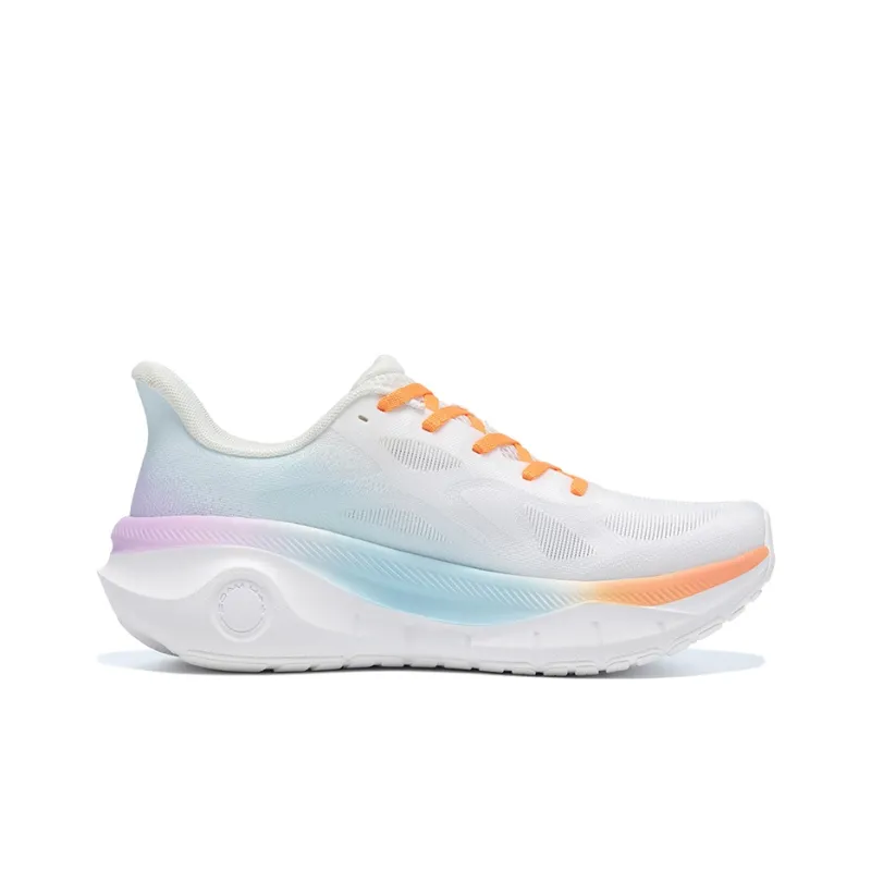 BMAI Pioneers Thick Tao EVA Blended PEBA Thickened Midsole Mid Top Running Shoes Men's Cloudy White-1