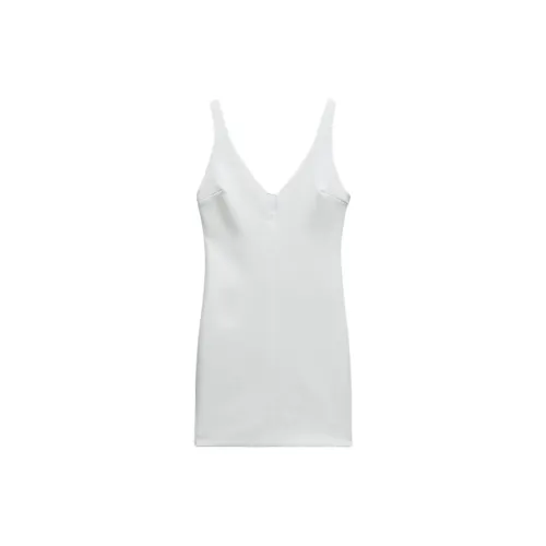 ZARA Sleeveless Dresses Women's White