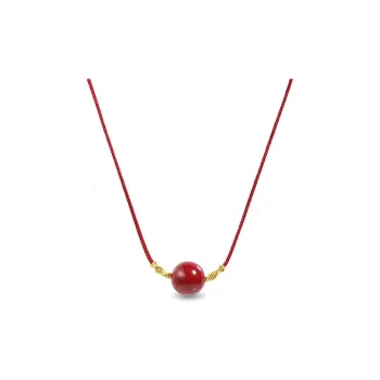 Sweet Kisses Reconstructed Cinnabar Necklaces Unisex