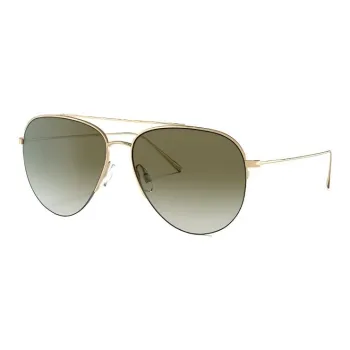Oliver Peoples Aviator Sunglasses Men's Gold