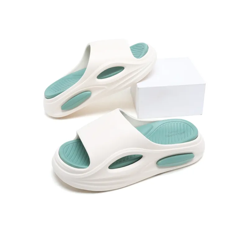 Slazenger Slip Resistant Slide Slippers Unisex Green-4