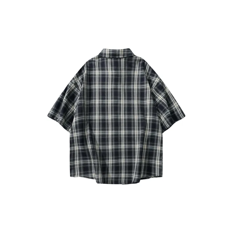LIVINGTOWN Shirt Unisex Black Gray-7