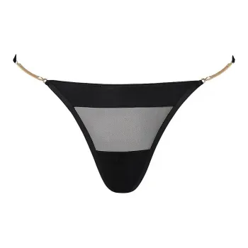 Victoria's Secret Raine Thong Panty Black Underpants Women's 1 Pack Black