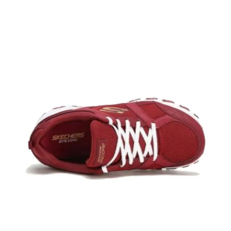 Skechers D'LITES 1.0 Anti Slip Wear Resistant Low Top Casual Shoes Women's Burgundy-3