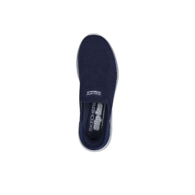 Skechers GO WALK 7 Cushioning Breathable Lightweight Low Top Casual Shoes Men's Marine Blue-3