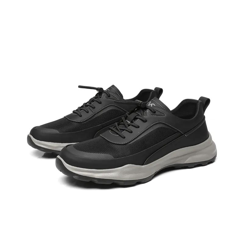 15 MINS Casual Shoes Men Low Top Black/Gray-5