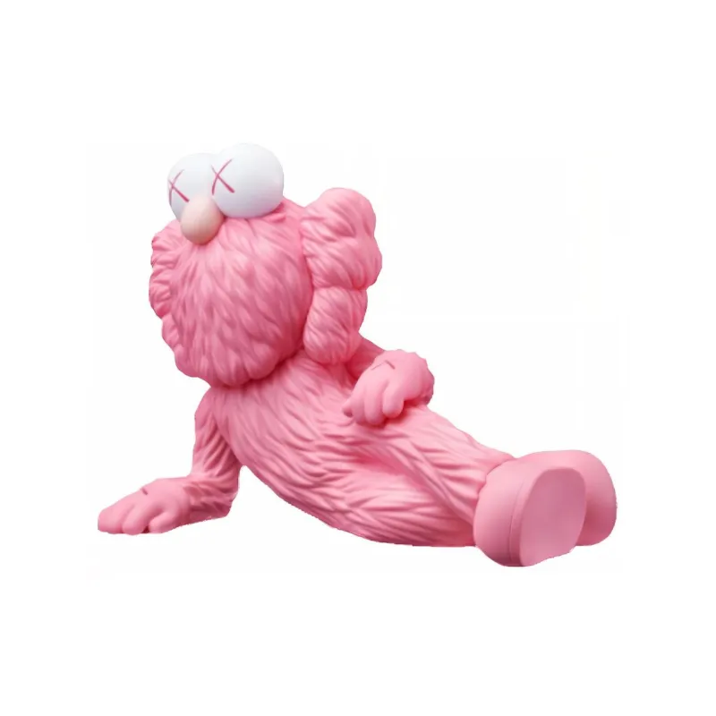 KAWS TIME Off Collection BFF Pink Trendy Figures-1