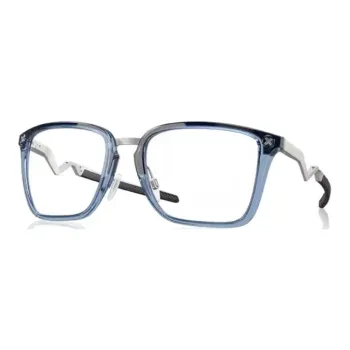 Oakley Titanium Square Eyeglass Frames Unisex Blue
