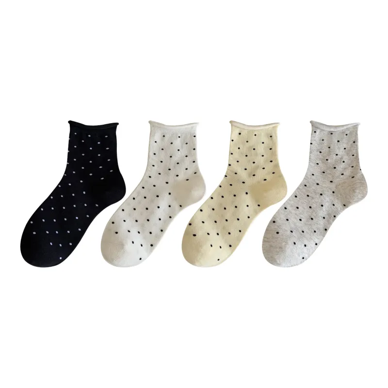 XXLLG Mid Calf Socks Women's 4 Pack-4