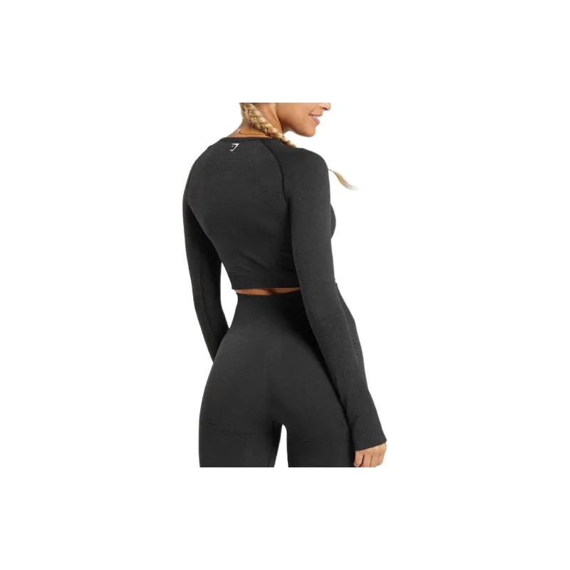 GYMSHARK T-Shirt Women's Black Mud Gray Stone-1