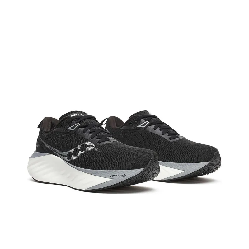 Saucony Triumph 22 Black White Women's-2