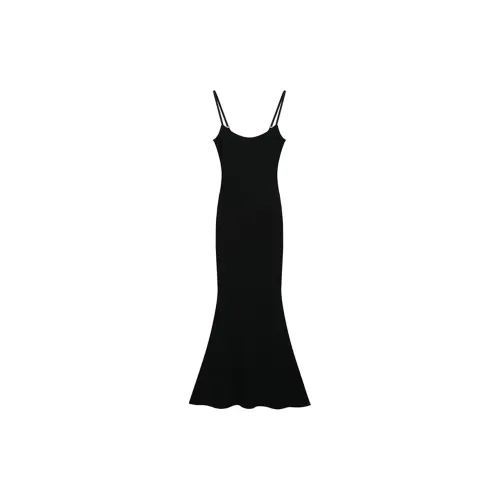 EIDOLON GRAIN Slip Dresses Women's Black