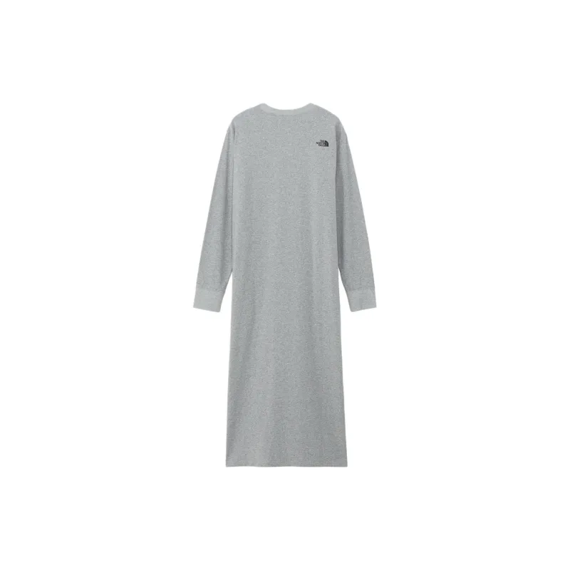 THE NORTH FACE Long Sleeved Dresses Women's Gray-1