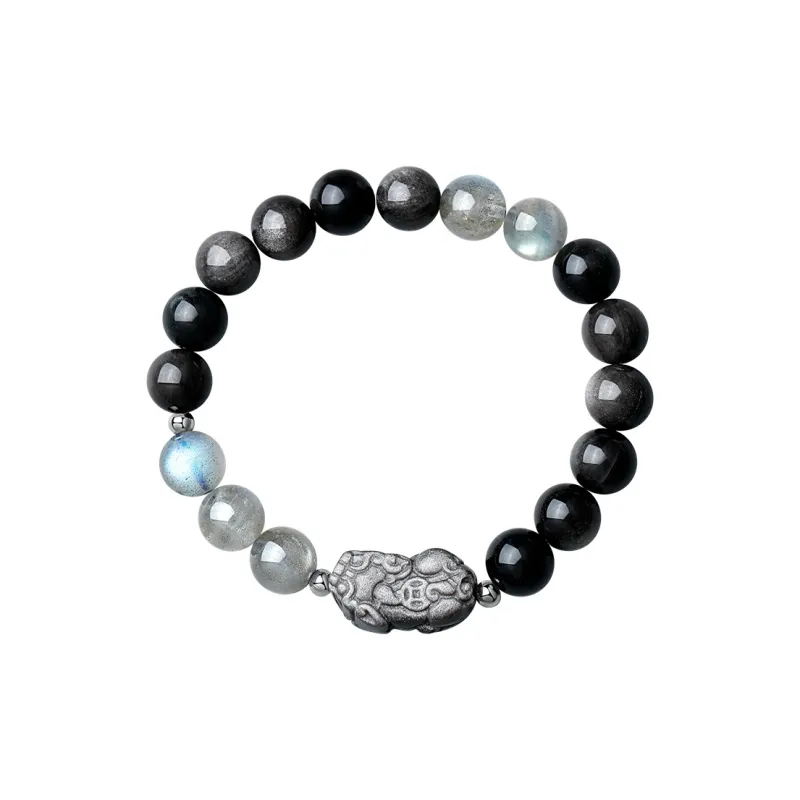 KINGFOCUS Obsidian Bracelets Unisex-6