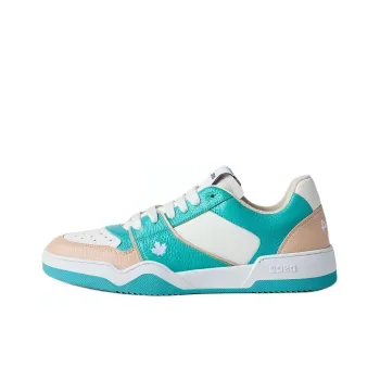 Dsquared2 Logo-embroidered Leather Sneakers