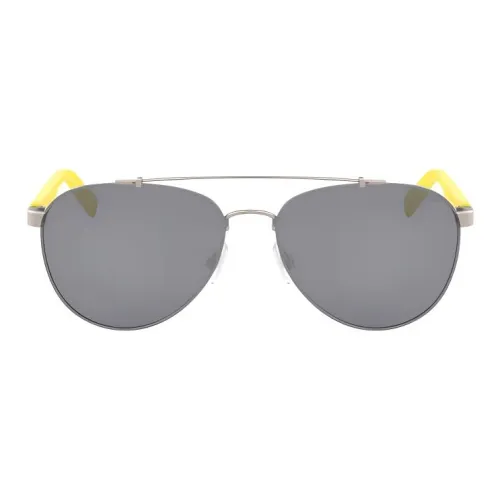 NAUTICA Metal Aviator Sunglasses Unisex Silver