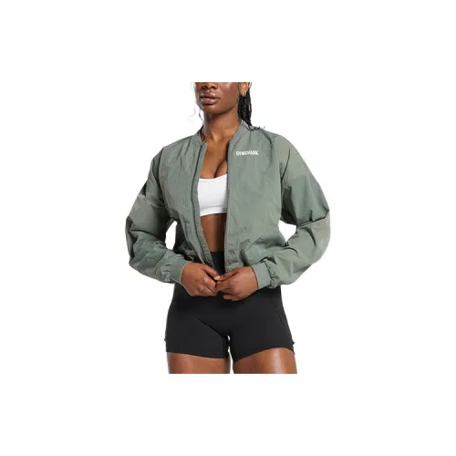 GYMSHARK Jackets Women's Green Unit