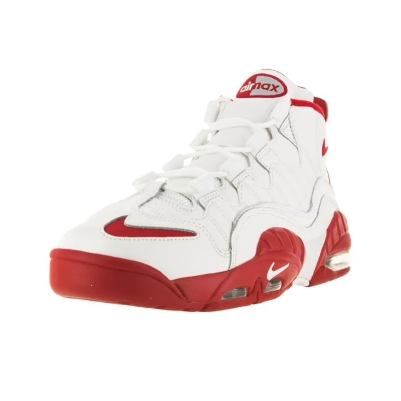 Nike Air Max Sensation White Red-2